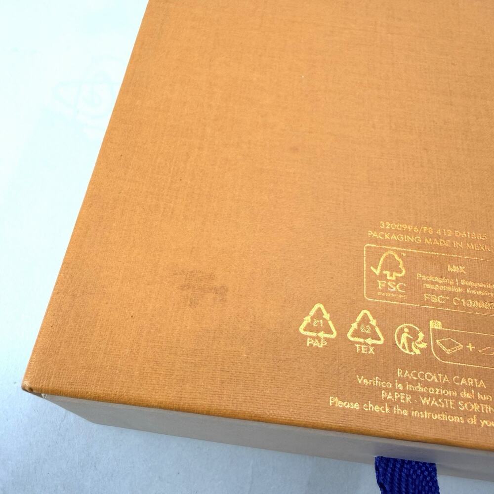 Louis Vuitton Authentic Orange Empty Small Gift Box & Dust Bag - Picture 9 of 9
